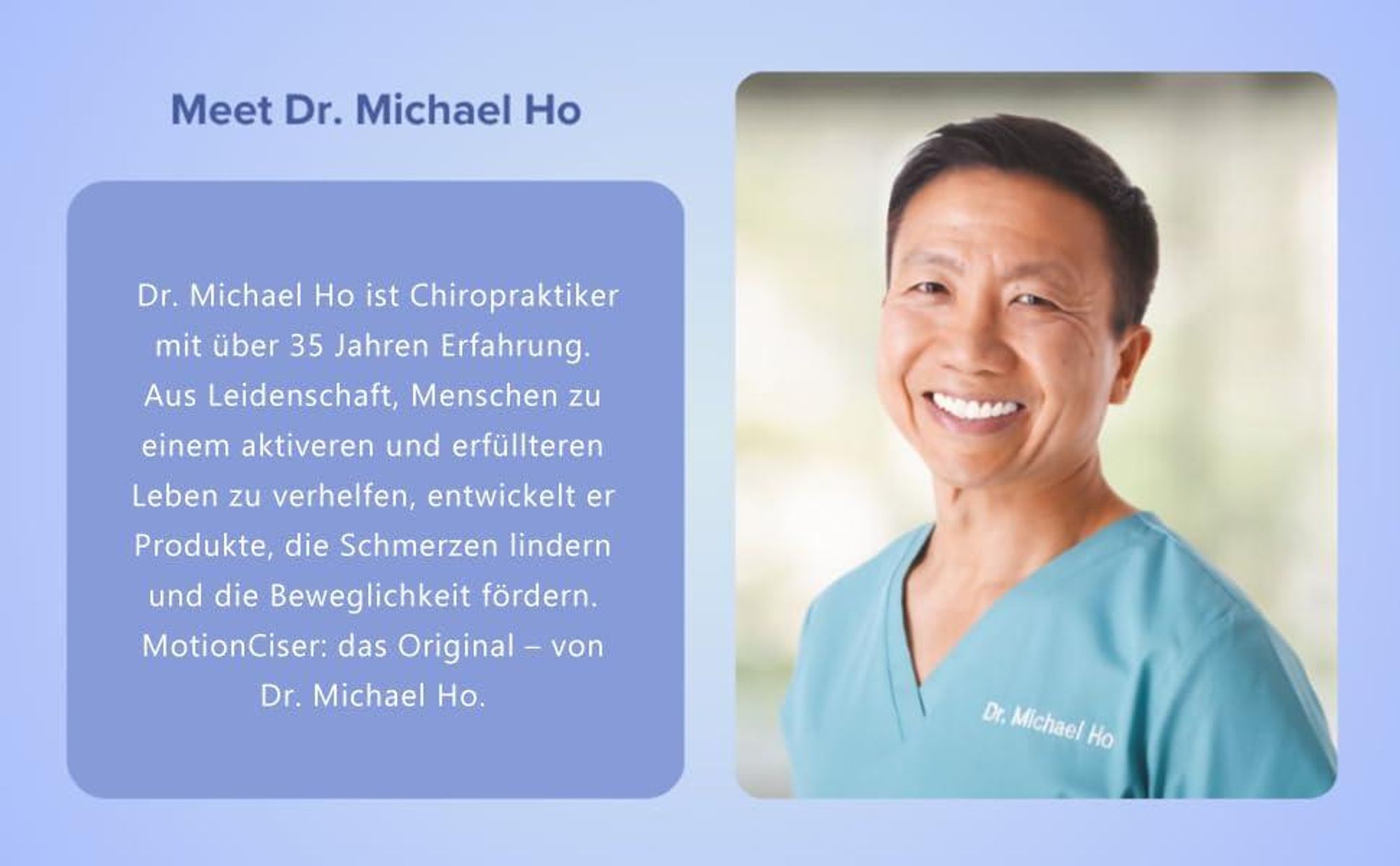 Flach zusammengefaltete MotionSolution Matte zur platzsparenden Aufbewahrung