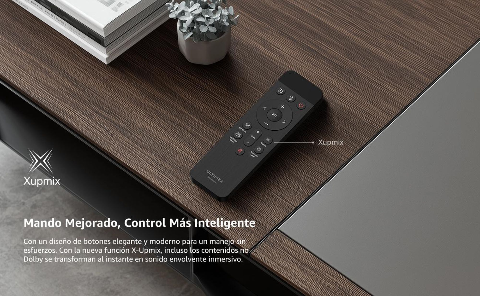 Sistema de sonido envolvente inalámbrico profesional ULTMEA Skywave Series de 7.1.4 canales, compatible con Dolby Atmos, con subwoofer inalámbrico y 840W de potencia