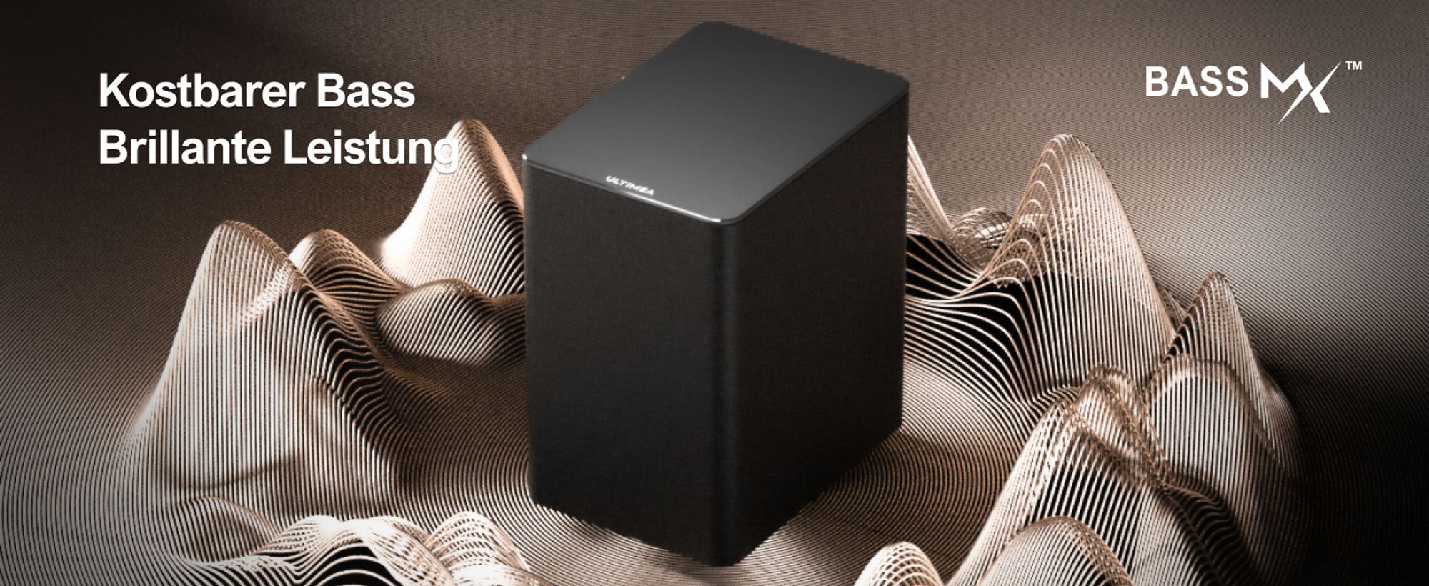 ULTIMEA 5.1 Soundbar mit Dolby Atmos, 3D Surround Sound System mit Subwoofer, 2 Rear-Lautsprechern, Soundbar Bluetooth 5.3 mit Einstellbarem Bass