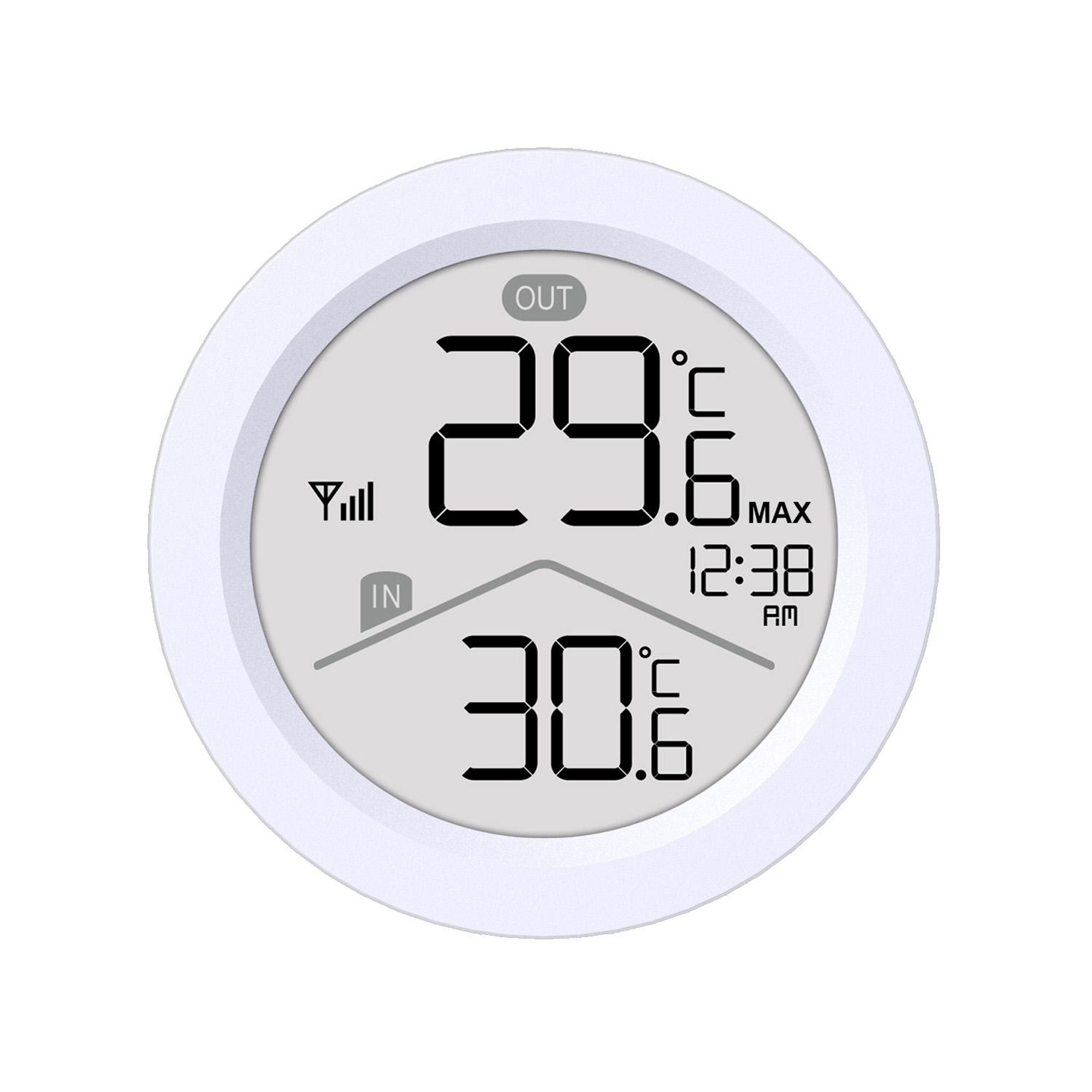 GreenBlue Funk-Wetterstation IN/OUT-TemperaturUhr wahlweise °C / °F Reichweite bis zu 60 m GB162