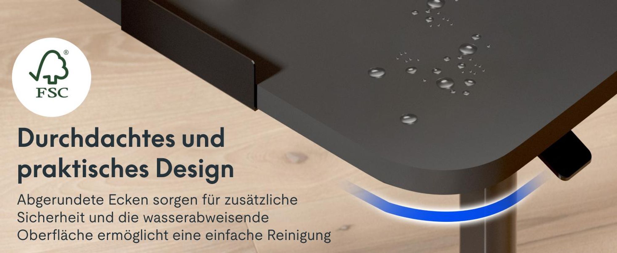 FLEXISPOT Beistelltisch Höhenverstellbar 80x40cm Laptoptisch mit Neigbarer Desktop, Betttisch mit Rollen, für Wohnzimmer und Schlafzimmer, Schwarz