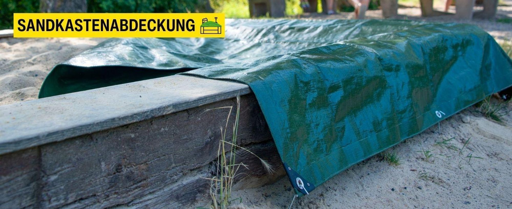 horizont Universal Abdeckplane | 8x10 m | 260 g/m² – wasserdicht, UV-stabilisiert, mit Ösen, für Außenbereich