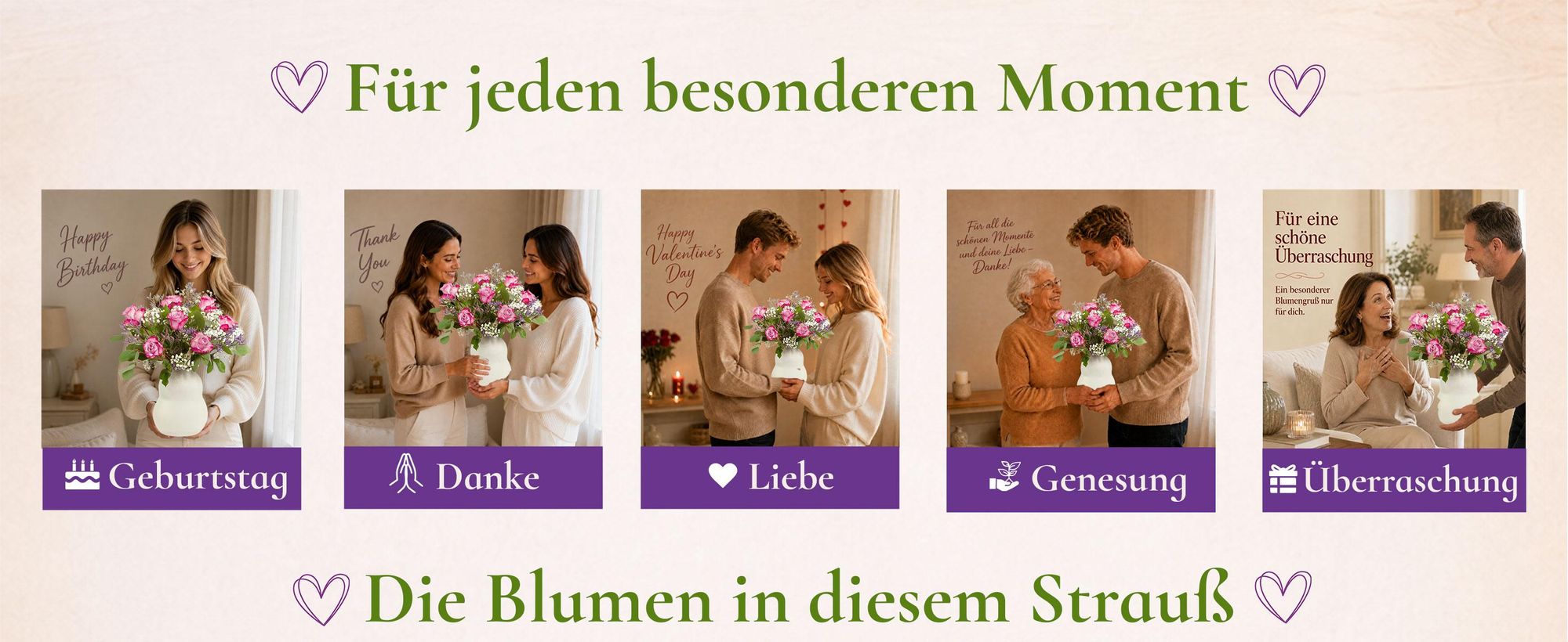 Blumenstrauß Blossom Dreams | Geschenk - frische Blumen | Blumenversand von BLOOMY DAYS