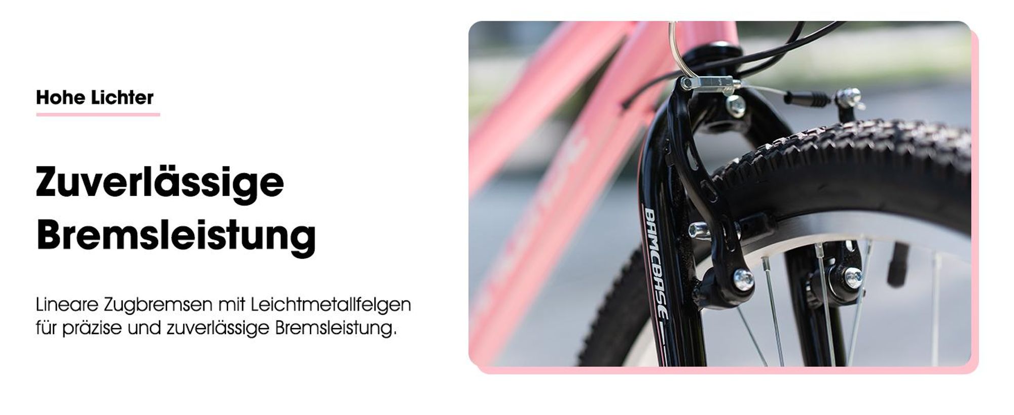 Hiland 24 Zoll Damen-Mountainbike, Fahrrad für Mädchen und Frauen, 18-Gang-MTB, Doppel-V-Bremsen, Rahmen aus Kohlenstoffstahl