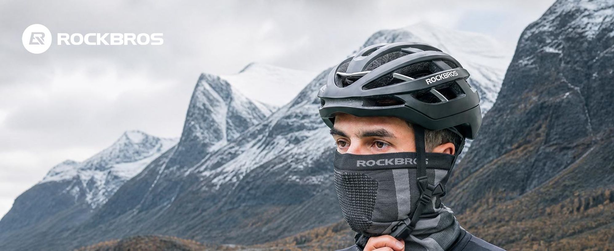 ROCKBROS Winter Sturmhaube Halswärmer Multifunktionstuch Schlauchtuch Nackenwärmer Herren Damen für Outdoorsports Typ 1