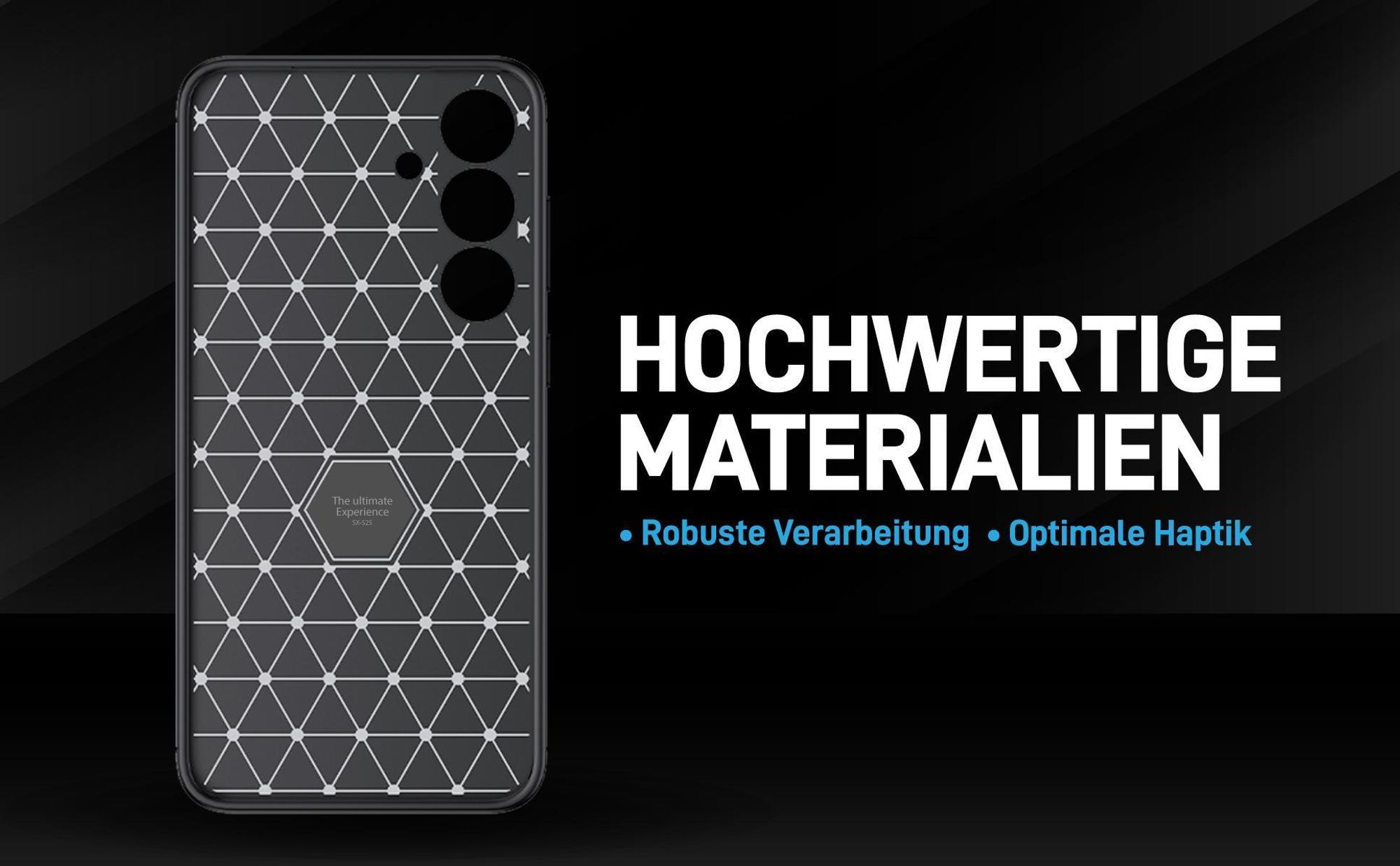 Handyhülle für das Samsung Galaxy S25 im Carbon Look