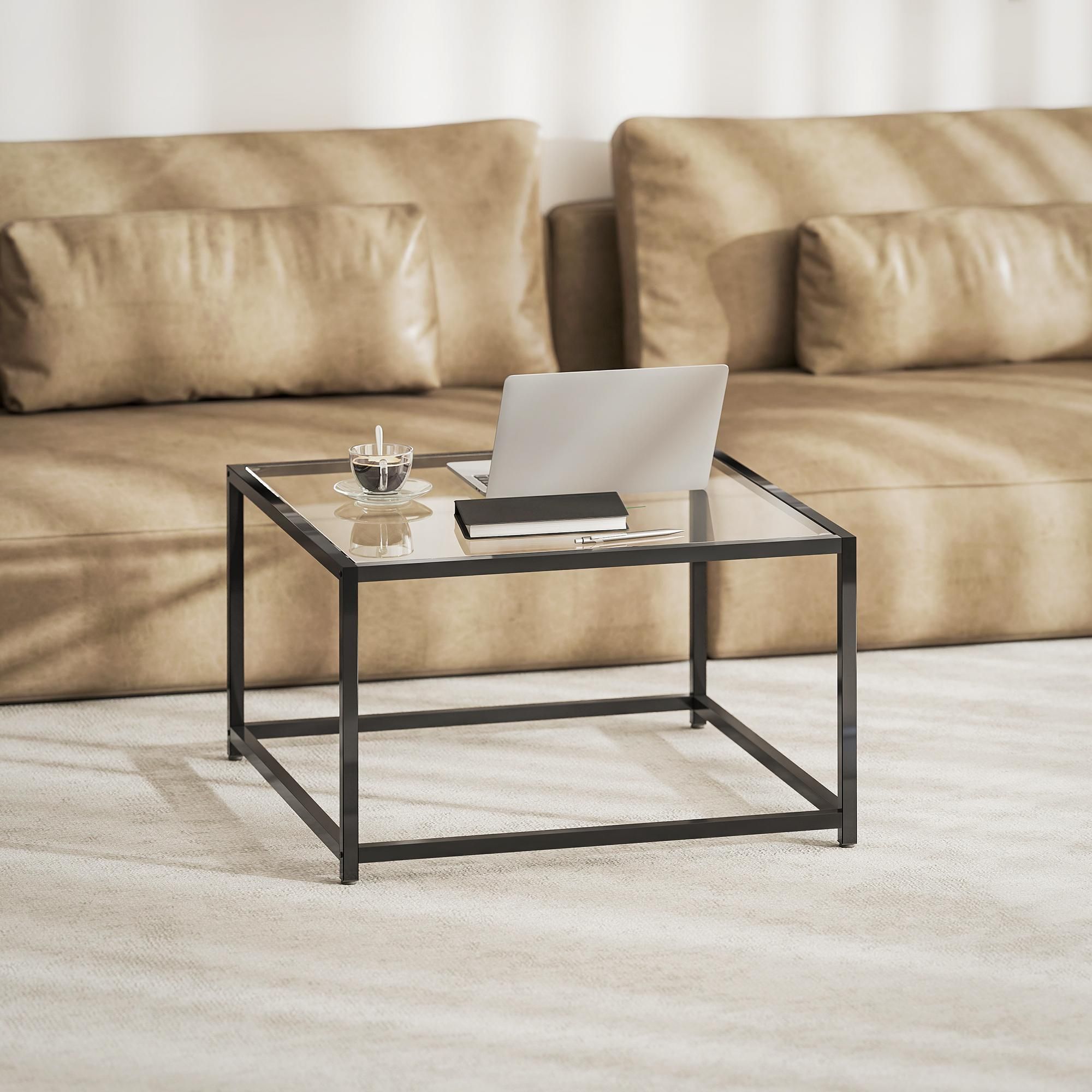 Glas Industrial Glascouchtisch