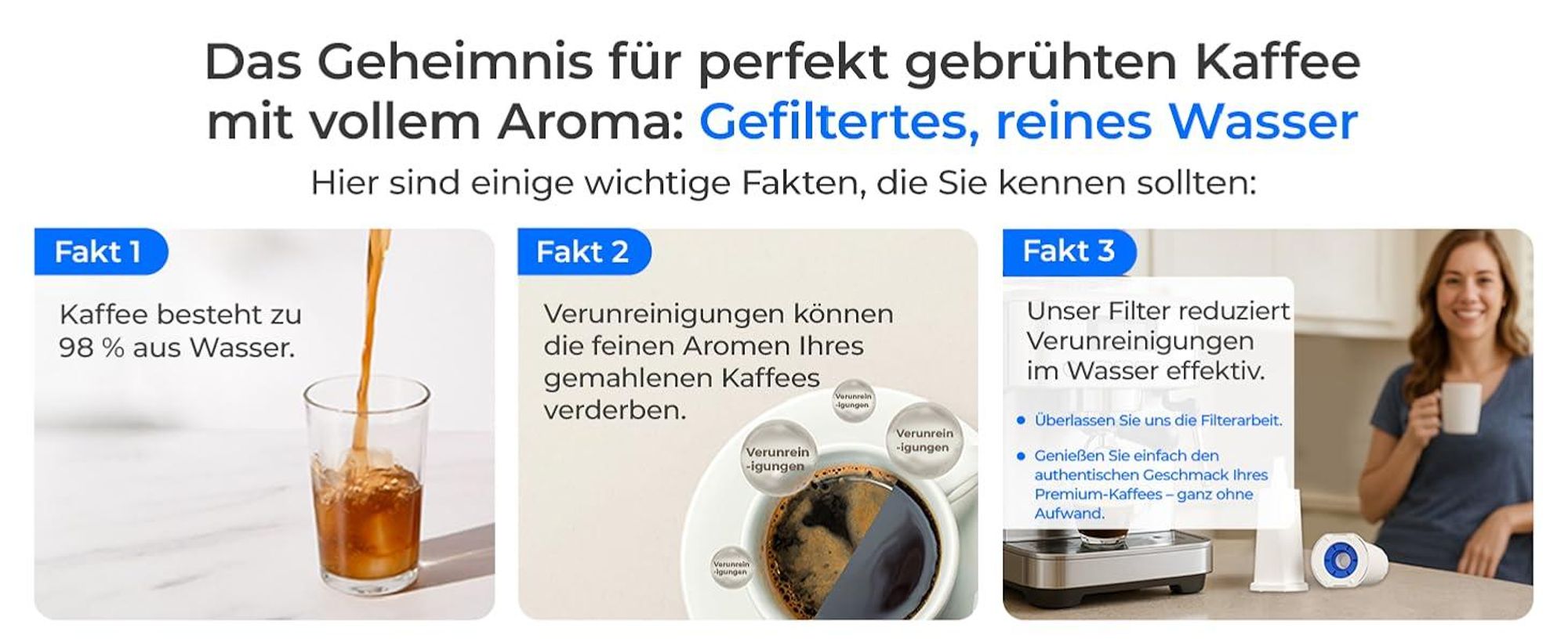 Waterdrop Wasserfilter, Ersatz für Sage® Barista Express Pro Wasserfilter, BES008, SES008/SES810/SES875/SES880/SES920/SES980/SES990 (8)