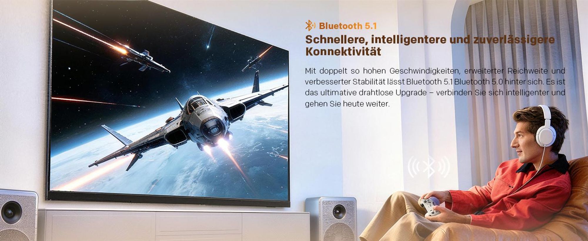 coocaa 32 Zoll QLED HD Smart TV (Google TV, HDR10, Triple Tuner DVB-T2/C/S2, Netflix, Prime Video, YouTube, VESA 20x10) WM-Fernseher