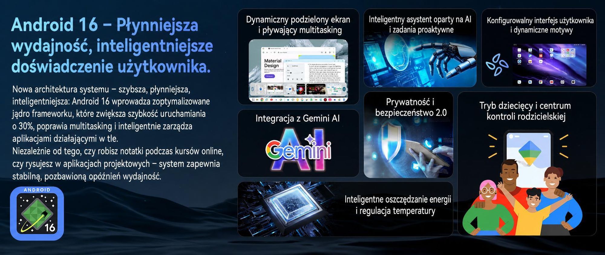 Tablet Nexall N90 z systemem Android 16, ekran 12" FHD InCell 120 Hz, 24 GB (8+16) pamięci RAM + 128 GB pamięci ROM (karta TF do 2 TB), 5G, Wi-Fi/4G SIM, bateria 9000 mAh/18 W, Gemini AI, w zestawie rysik/klawiatura/mysz