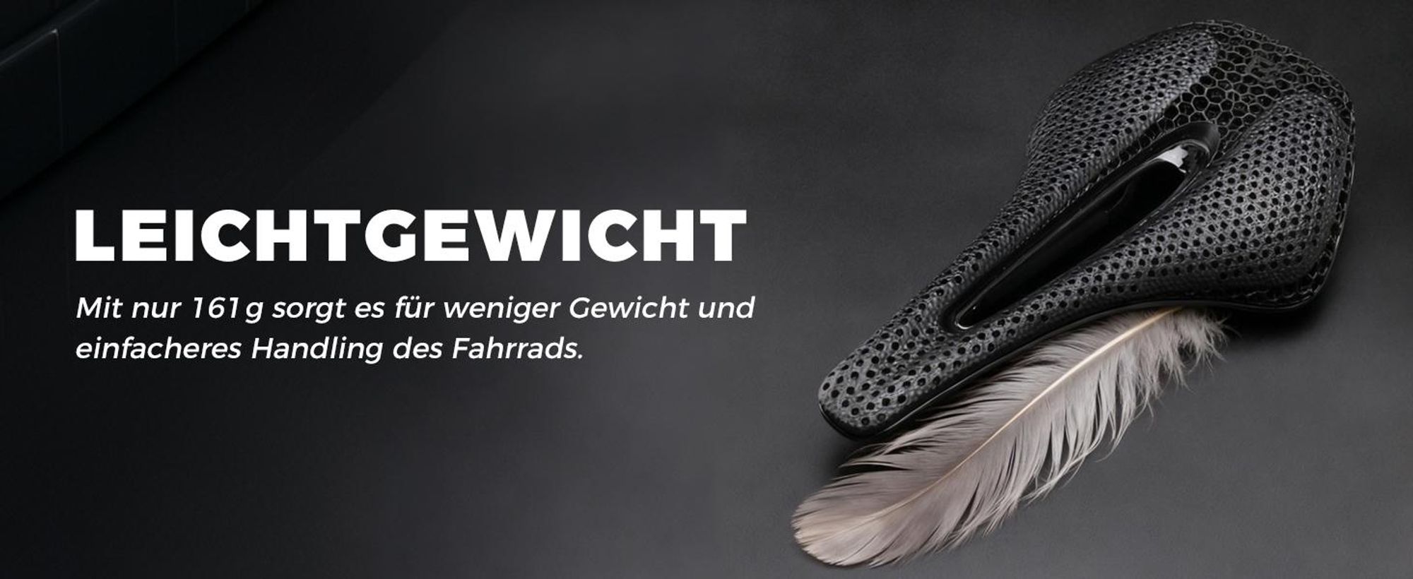 ROCKBROS Fahrradsattel 3D Druck Bequem Weich Carbon MTB Sattel Ergonomisch Für Herren Damen Rennrad Gravel E-Bike