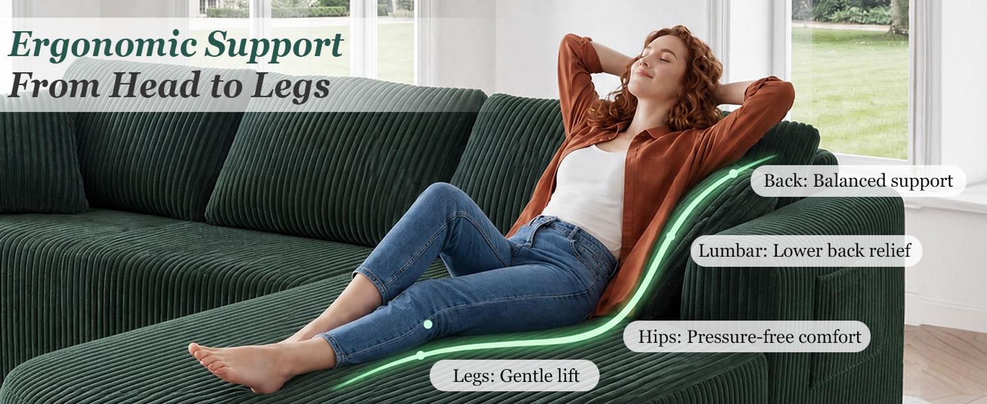 Divano angolare con funzione letto, divano modulare in velluto senza braccioli, divano con chaise longue, divano a forma di L con funzione letto, divani componibili con cuscini e tasche laterali, lunghezza 243 cm