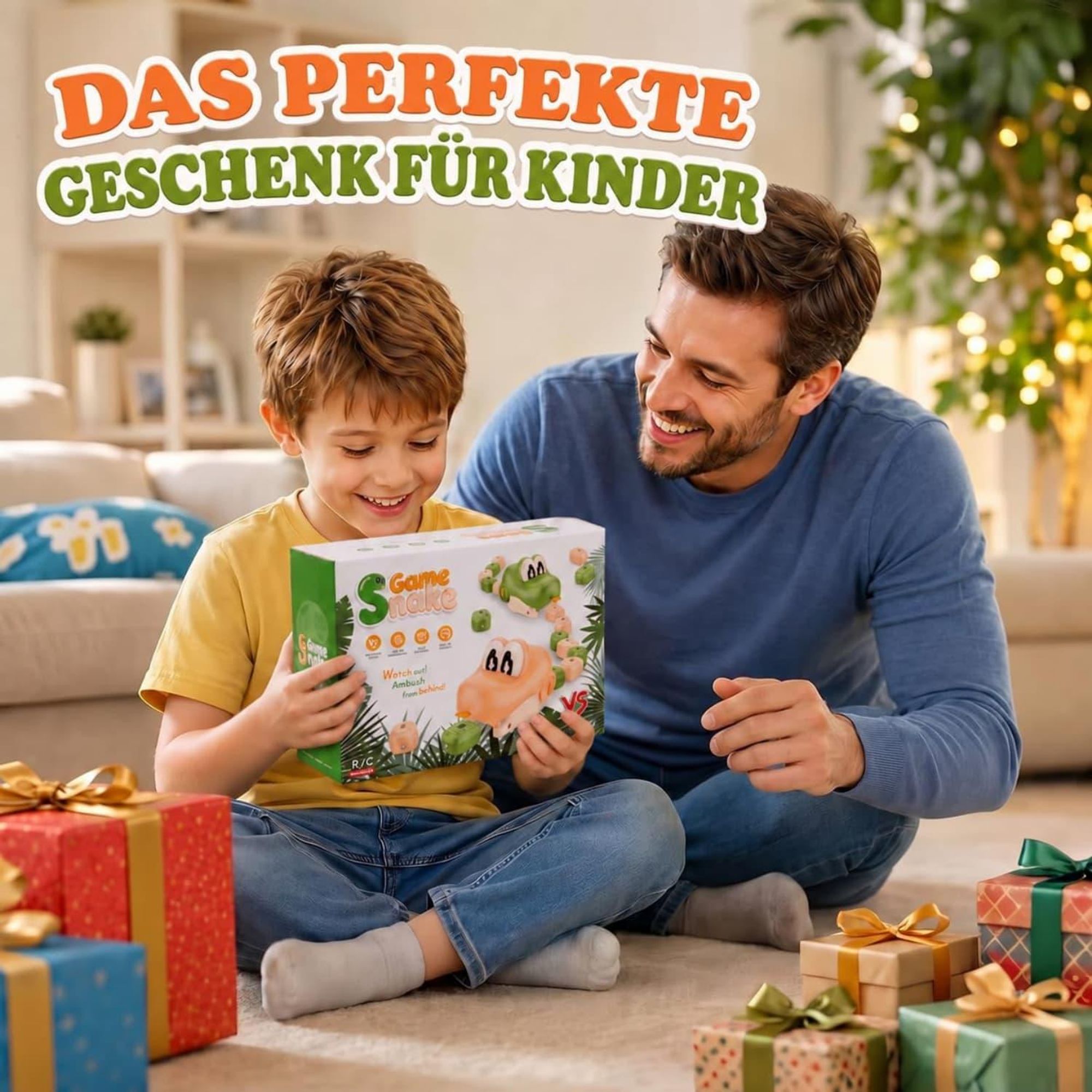 Ferngesteuerte Spielzeug(2 Stk)Schlangenspiel mit Licht+Ton,Remote Control Spielzeug,ABS-Gehäuse,mit Auto-Aufnahme+robuster Verarbeitung,Geschenke
