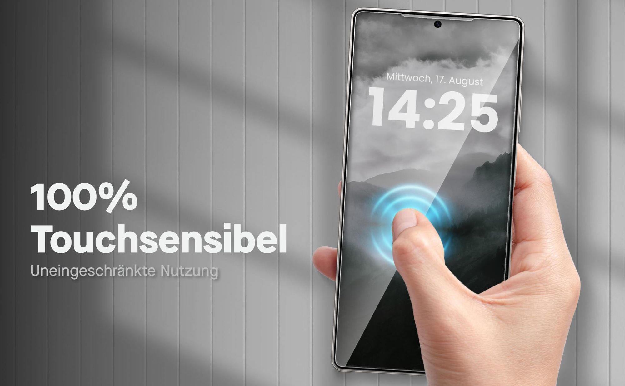 Zweierpack Displayschutzglas für Samsung Galaxy S25 Ultra - Resistent gegen Fingerabdrücke