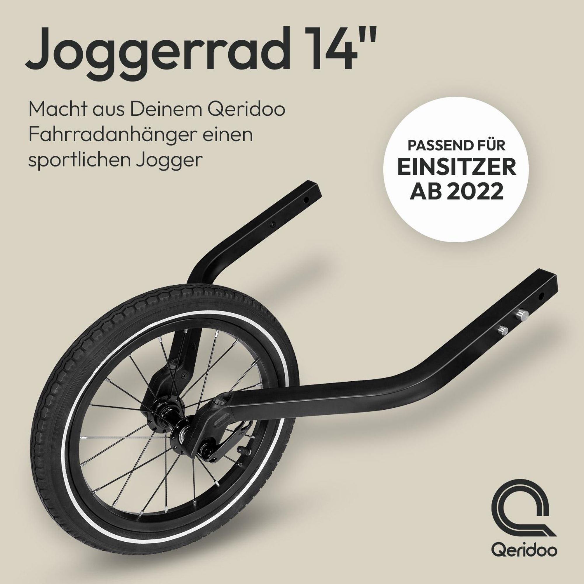 Qeridoo 14" Joggerrad Einsitzer