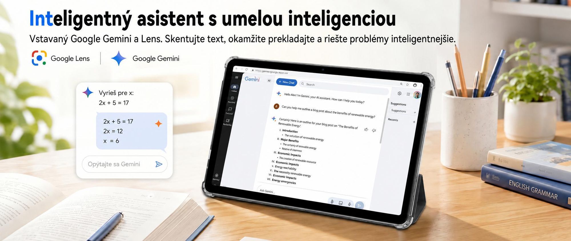 TABWEE T70, 11-palcový tablet, 32 (8+24) + 256 GB, Android 16, 8000 mAh batéria, Bluetooth 5.0, rozpoznávanie tváre, podpora Widevine L1, Rheinland. Súčasťou balenia je klávesnica, myš a stylus