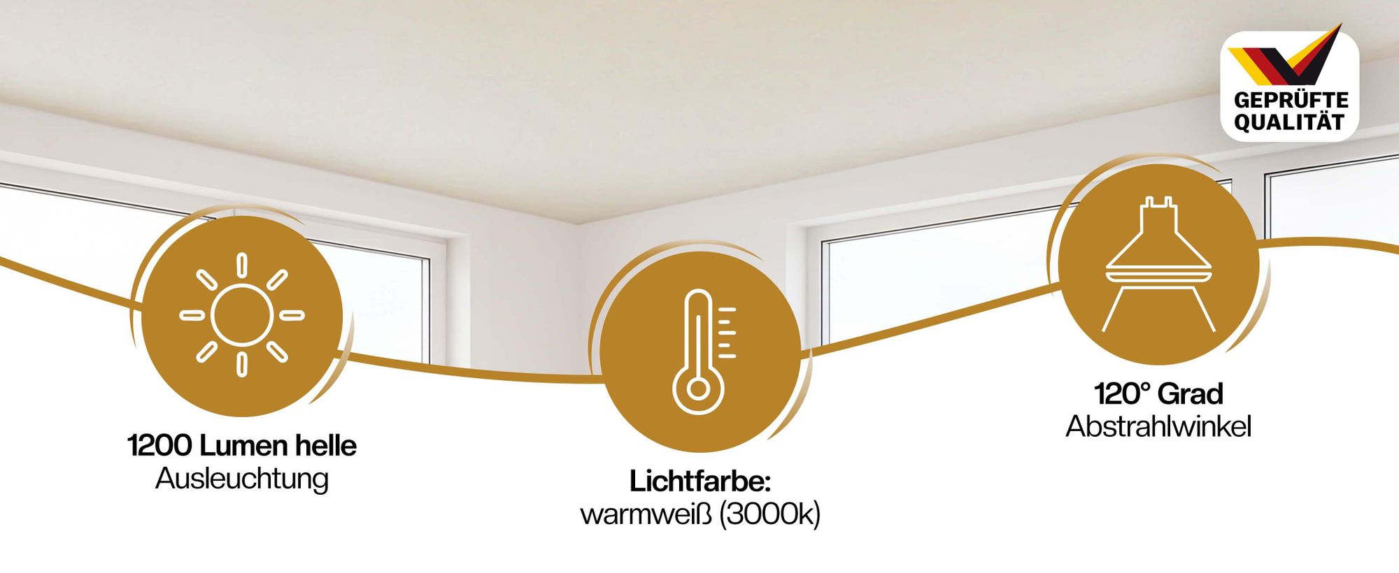 MONZANA® LED Deckenlampe 2 Flammig Schwenkbar 7W Matt Warmweiß Montagematerial Wohnzimmer Schlafzimmer Büro Flur Deckenleuchte Lampe Leuchte Silber