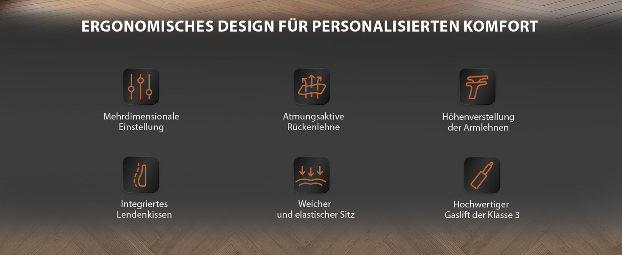 SENSE7 Tone Ergonomischer Bürostuhl Schreibtischstuhl Office Chair Drehstuhl Höhenverstellbar mit Kopfstütze & Armlehnen bis 130 kg Mesh Schwarz