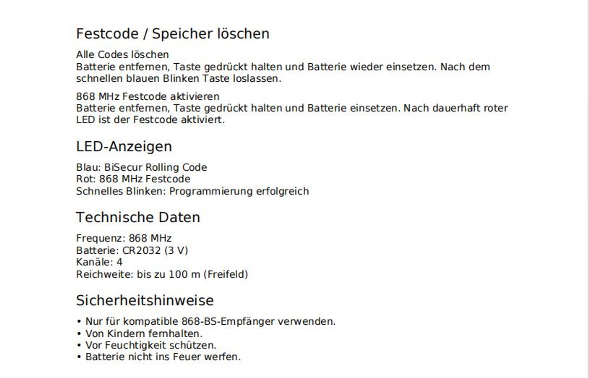 Handsender für Hörmann HSE 4 BS 4Befehl 868 MHz Hochglanz Chrom schwarz Fernbedienung inkl Batterien Schlüsselring Garagentorantrieb