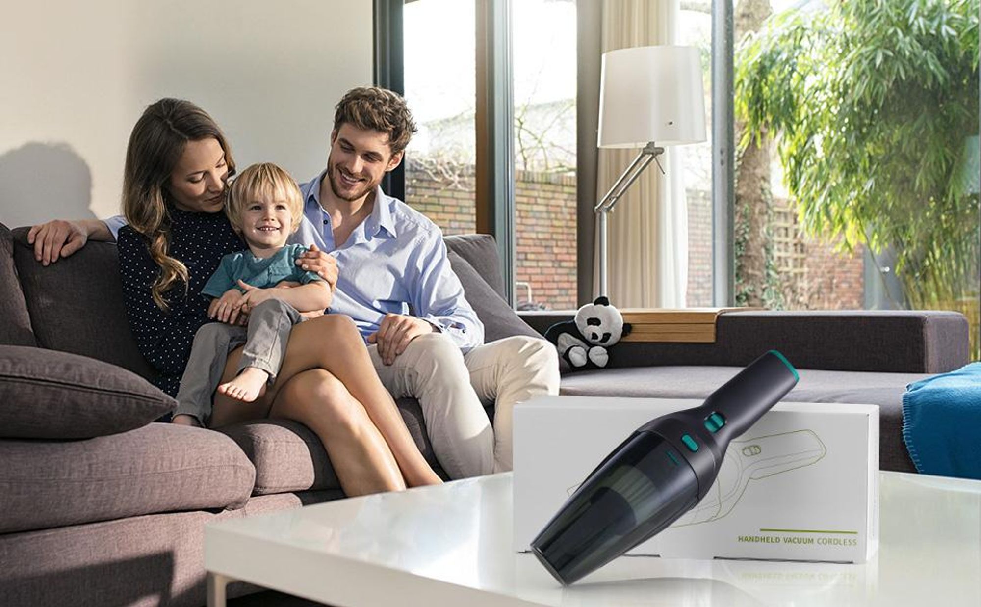 Starker kabelloser Handstaubsauger, 9500Pa Saugkraft, mit Ladestation, waschbarer HEPA-Filter, für Auto, Haus, Tierhaare