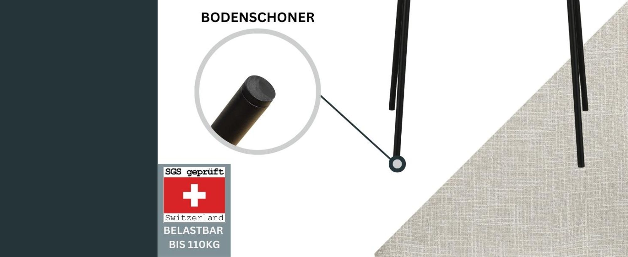 Albatros Esszimmerstühle 4er Set ENNA, grau - stapelbar, bequemer Polsterstuhl - Eleganter Küchenstuhl, Stuhl Esszimmer oder Esstisch Stuhl, Konferenzstuhl , Stückzahl:4, Farbe:Grau