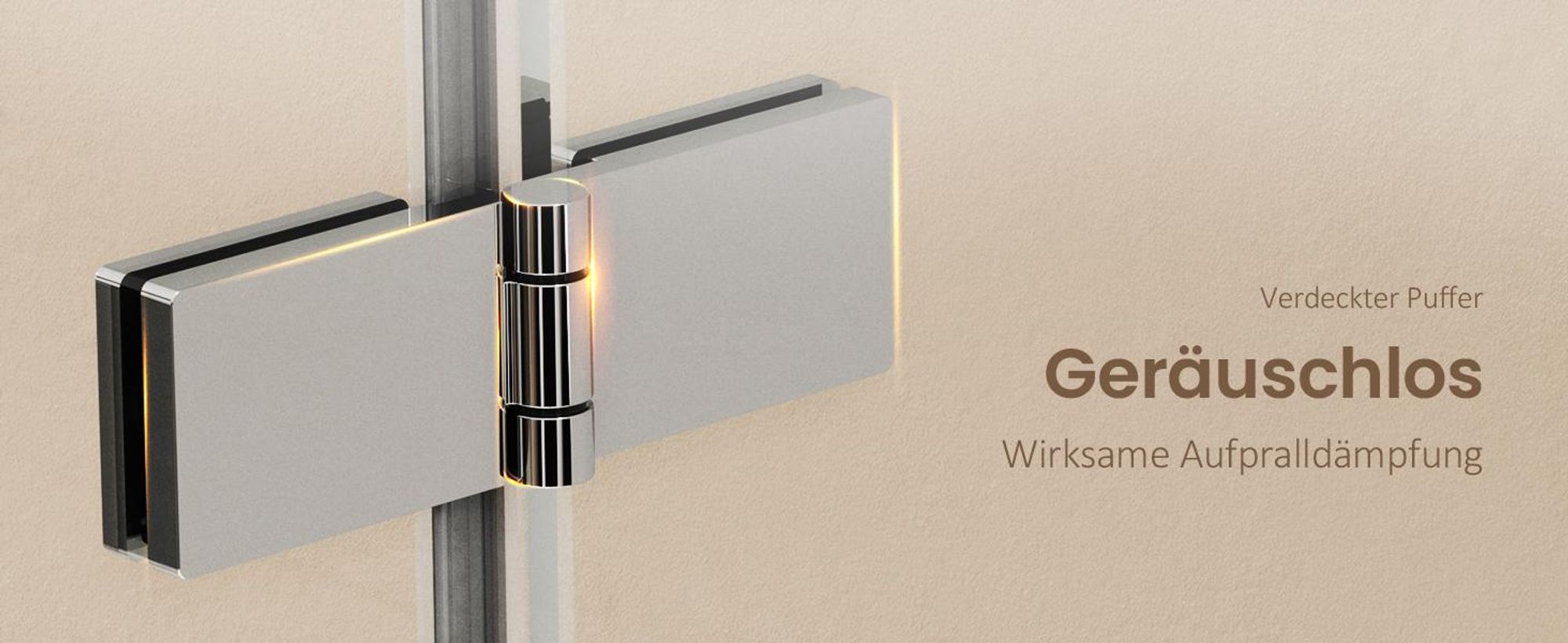 EMKE Duschkabine 75x75x195cm Eckeinstieg Pendeltür Falttür, 6mm ESG Sicherheitsglas Nano Beschichtung, Höhe 1950mm, Hebe-Senk-Funktion, Chrom-Optik