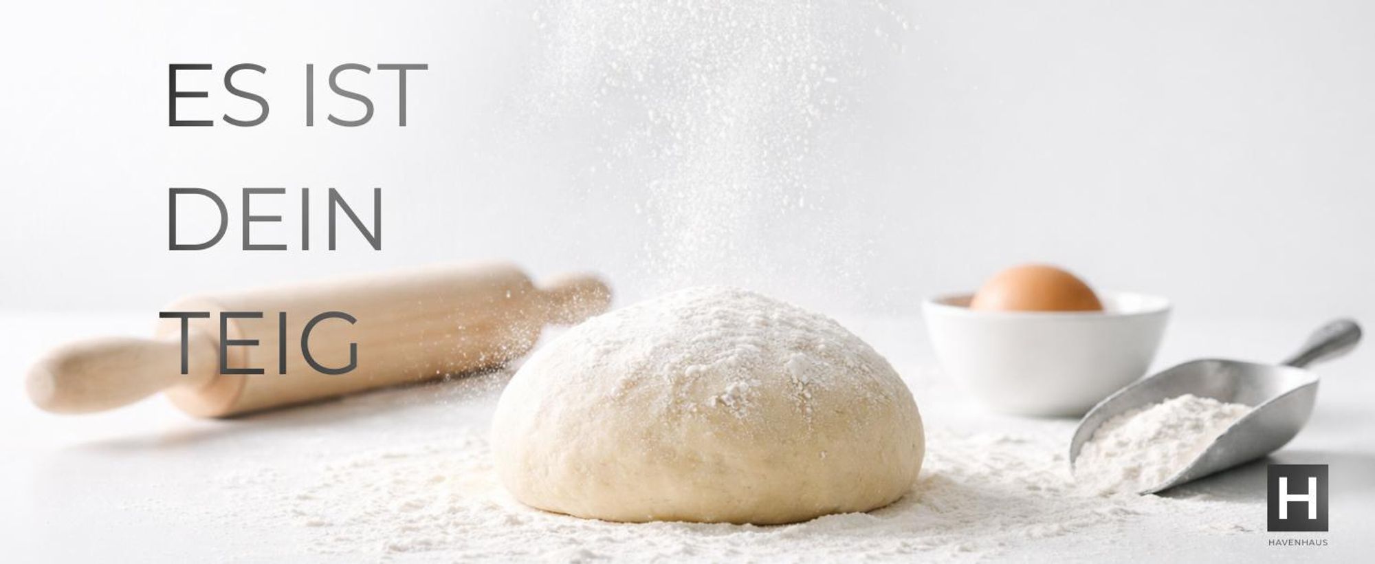 HAVENHAUS Gärkörbchen rund 23cm | Rattan Gärungskorb für 1kg Teig inkl. praktischem Zubehör, hochwertiger Gärkorb Brot aus Peddigrohr lebensmittelecht
