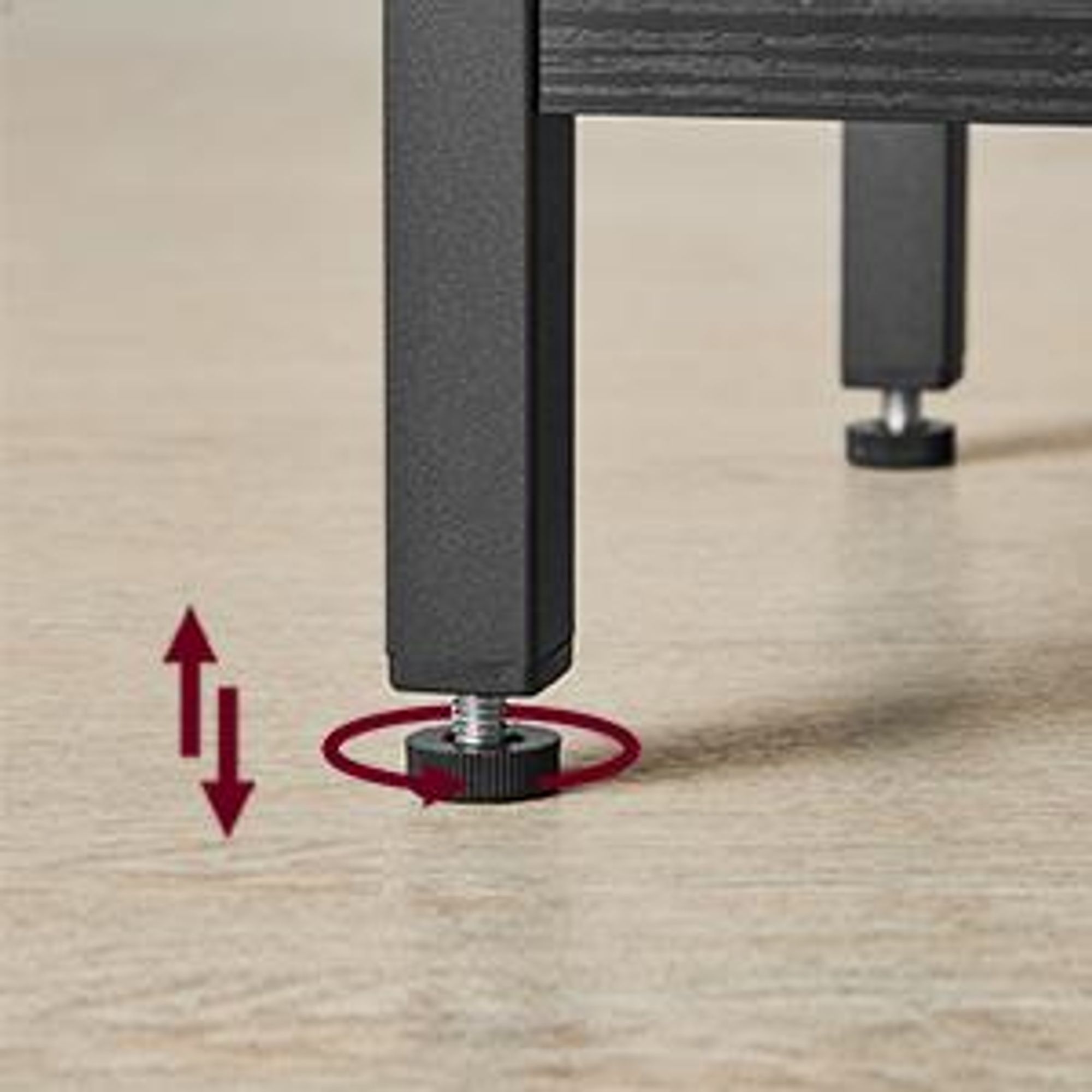 VASAGLE Beistelltisch, mit Steckdosen und USB-Anschlüsse, klappbare Tischplatte, Schwarz