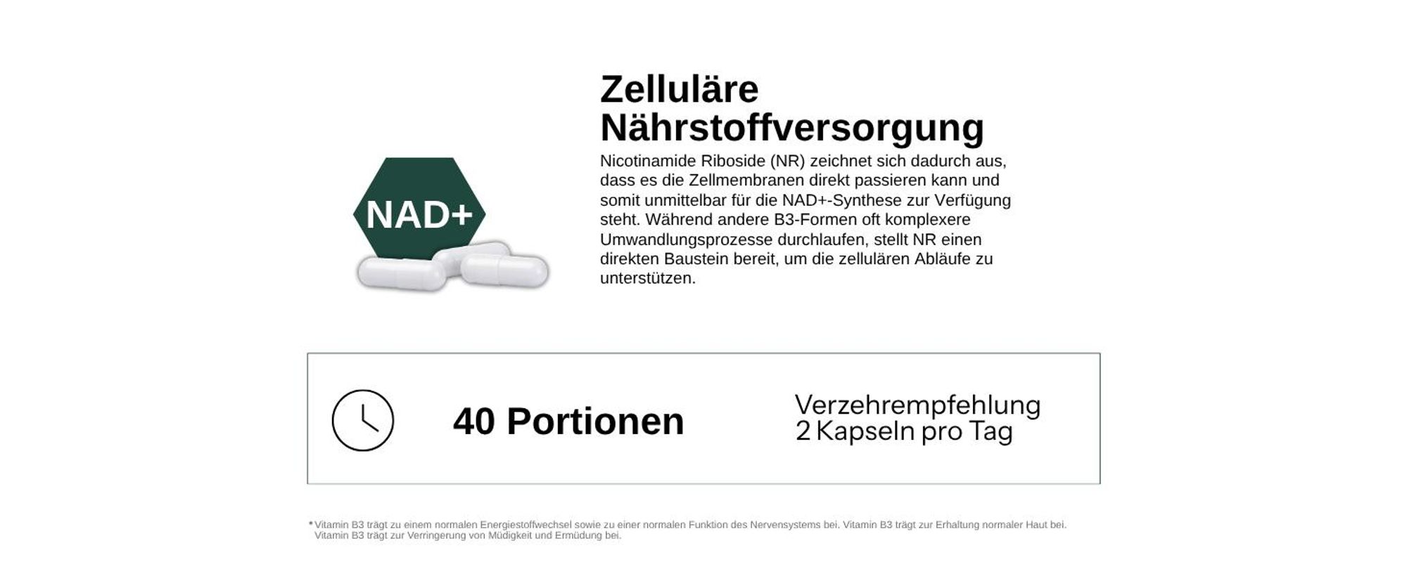 NAD+ Kapseln: Qualitaetsmerkmale im Ueberblick