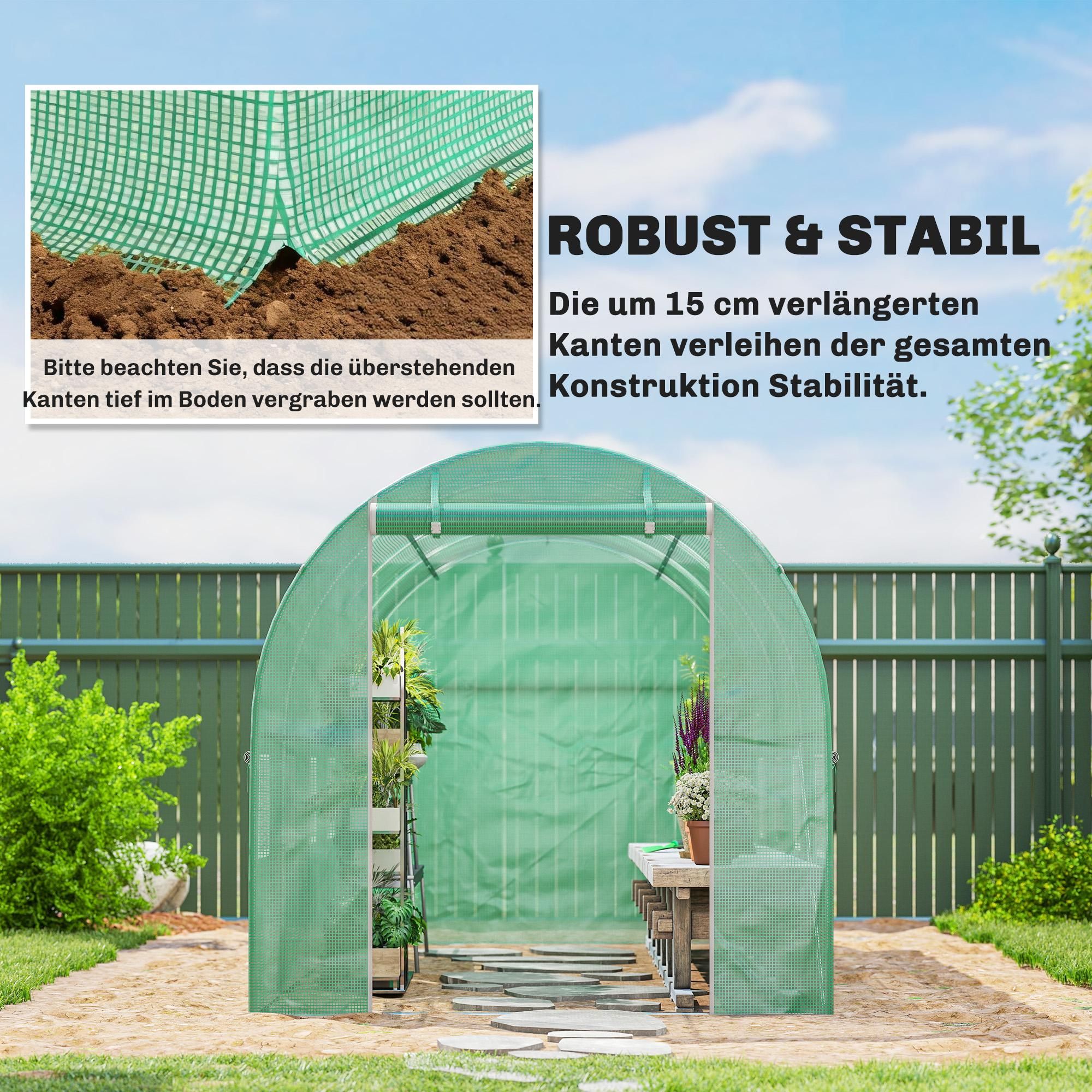 tomatenhaus ersatzfolie gartenfolie