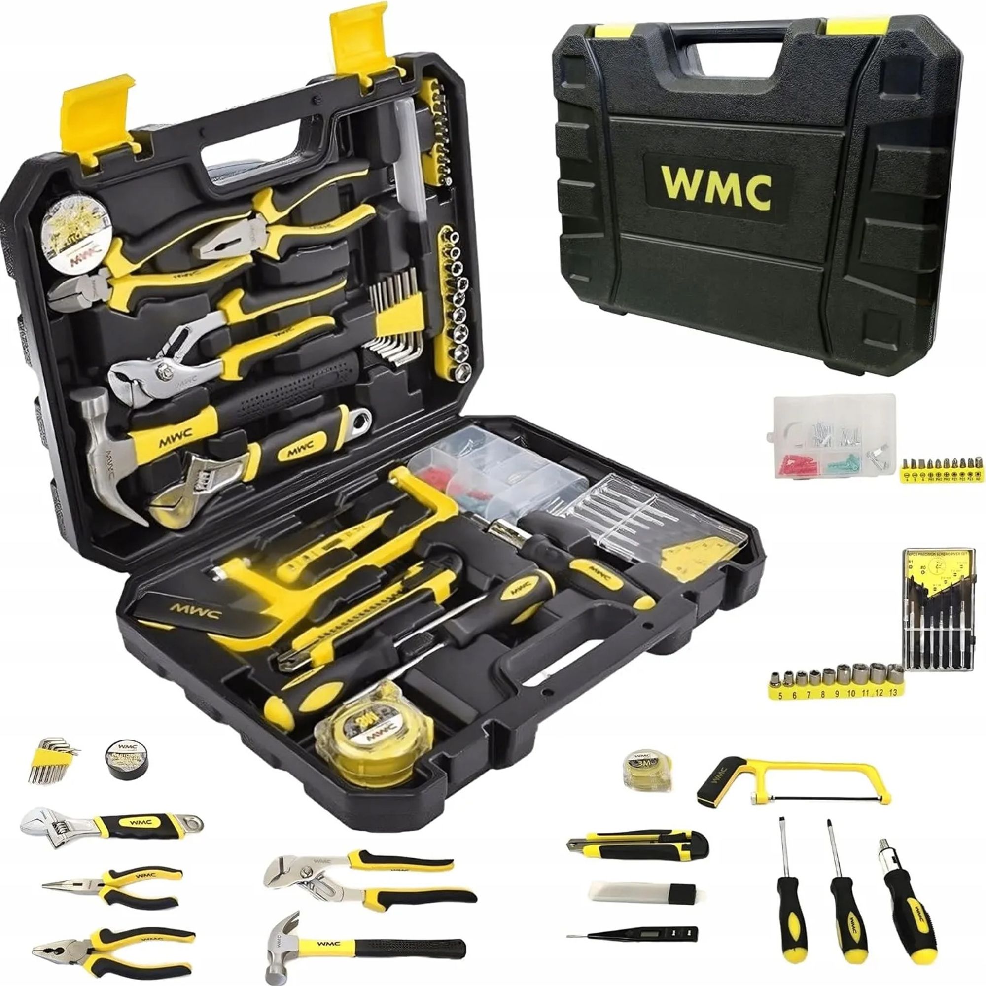 FORSAGE | Werkzeugkoffer, 700tlg, Werkzeugkasten gefüllt, Robust und hochwertig, Feinmechaniker werkzeug