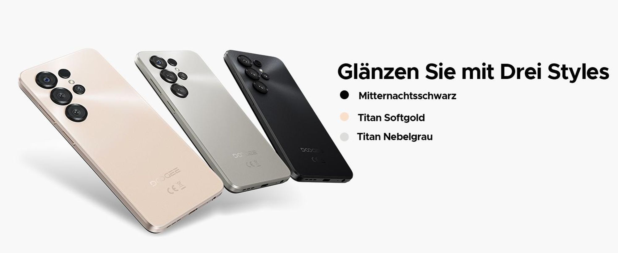 DOOGEE Note56 X Smartphone Handy, Android 16, 6,56" 90Hz, 6150mAh Akku, 24GB RAM+64GB ROM, 4G, 8MP, Gesichtserkennung, OTG, ohne Vertrag
