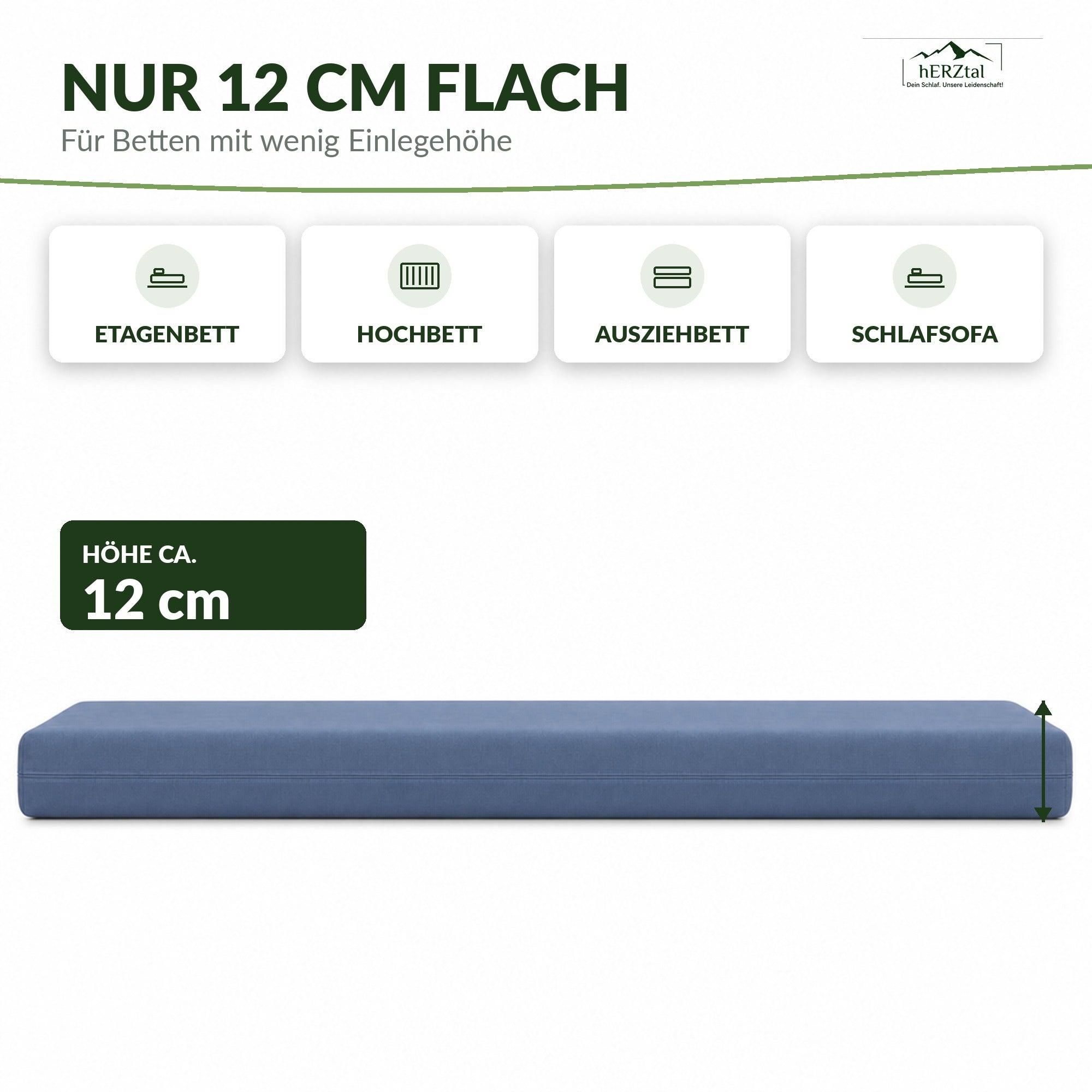 hERZtal basic sleep CoreFoam 12 cm – hoehe