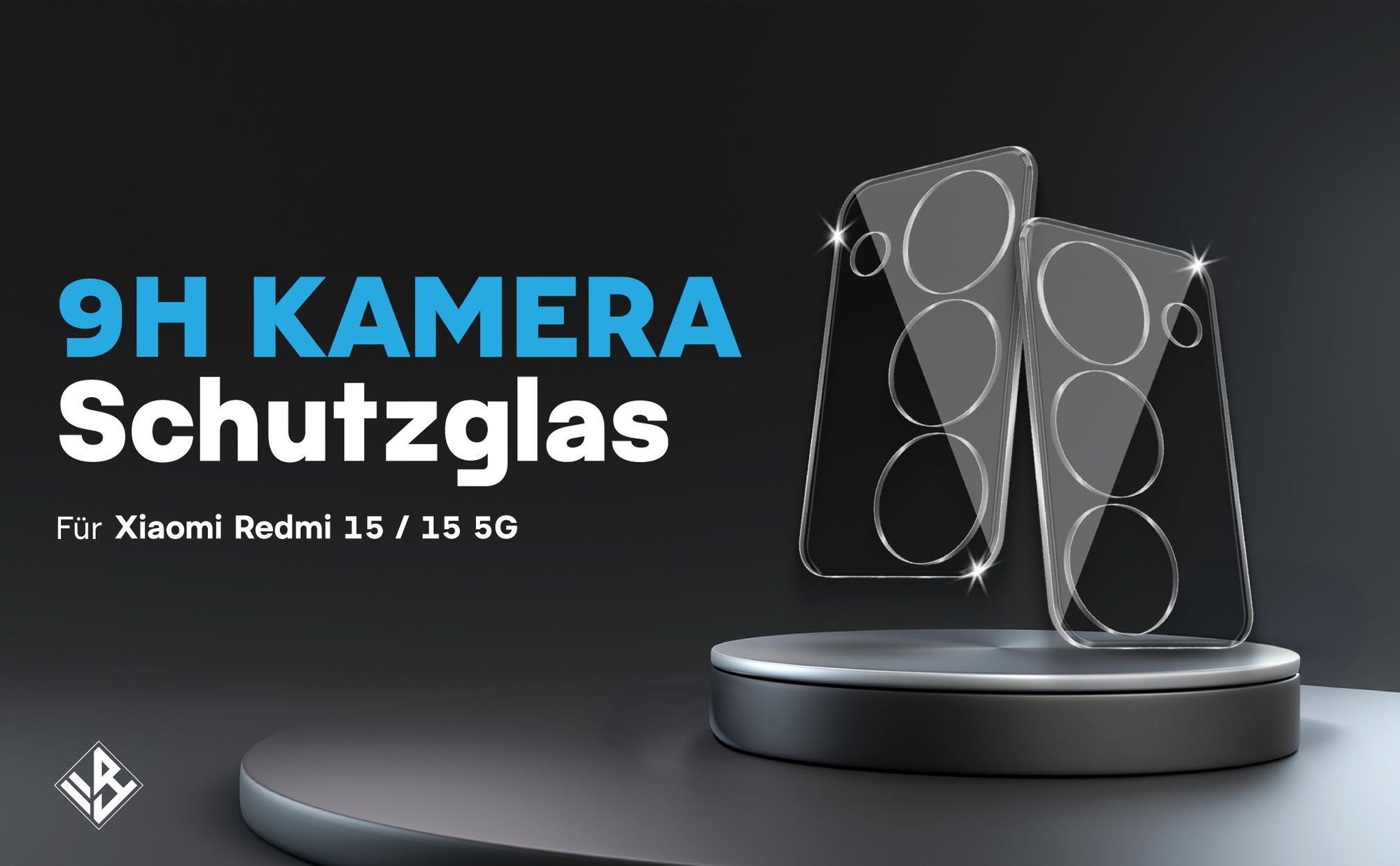 2er Set Kameraschutzglas für Xiaomi Redmi 15 in 9H Härte