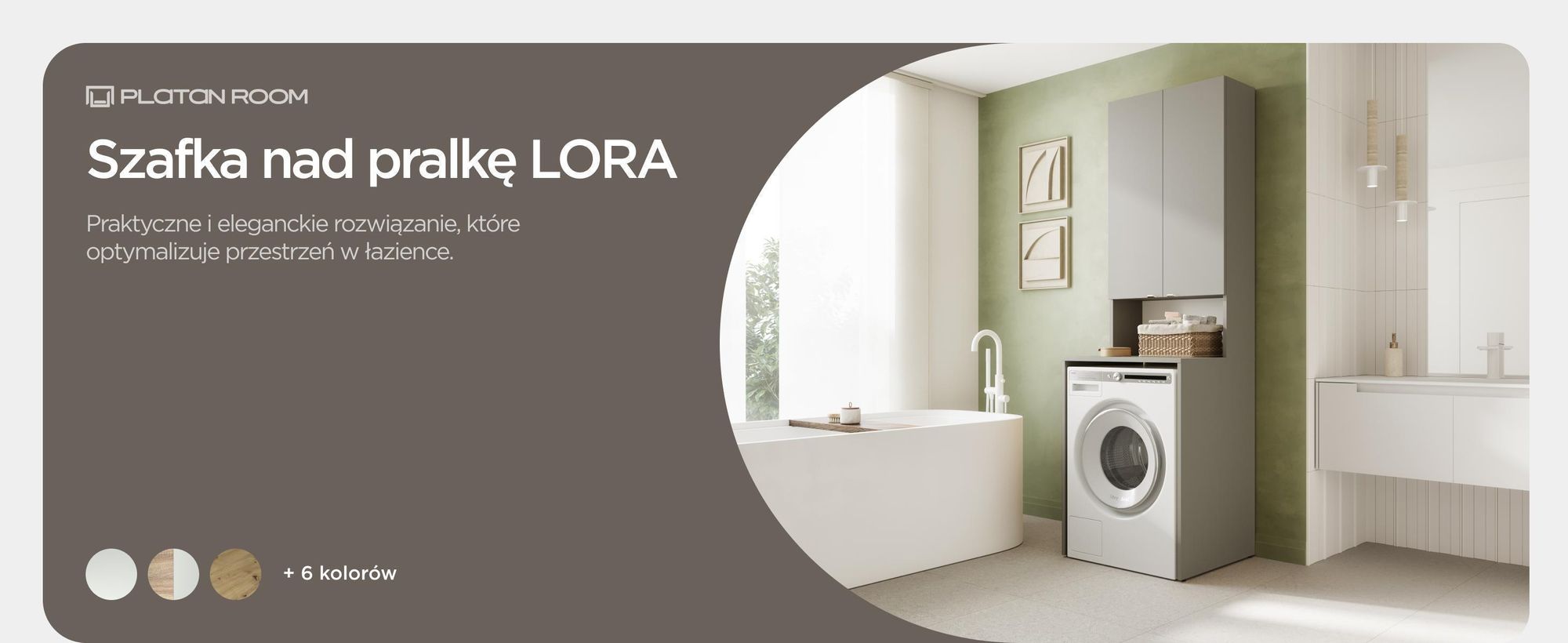 Szafka nad pralkę LORA