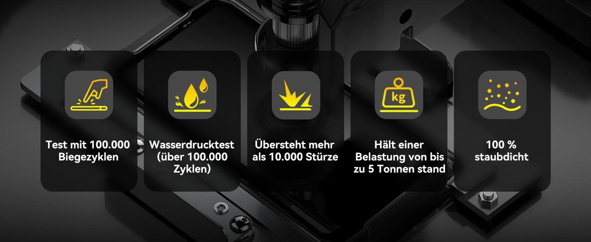 Blackview ROCK 5 Outdoor Smartphone Ohne Vertrag, 48+256GB, Android 16, 20000mAh, 33W, 120Hz, 2.4K, NFC, 108MP+50MP+20MP, 348LM, IP69K&IP68