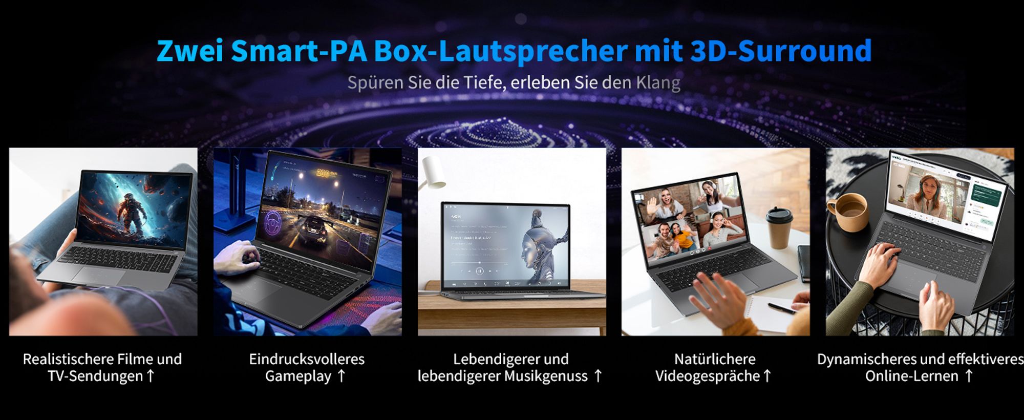 Blackview Notebook 16" FHD Display Acebook12, Intel Core i5-1030NG7 4x3,50 GHz Laptop, 16GB DDR4 512GB SSD/2TB, 180° drehbar, Windows 11, Fingerprint