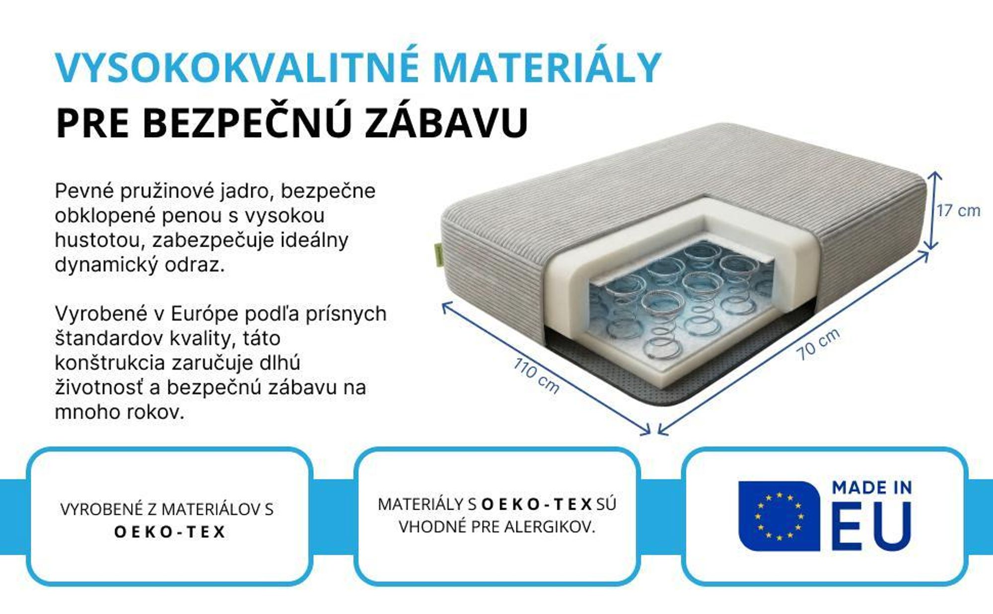 vankúš matrac detská trampolína domáca veľká skákanie poskakovanie trampolínová hracia