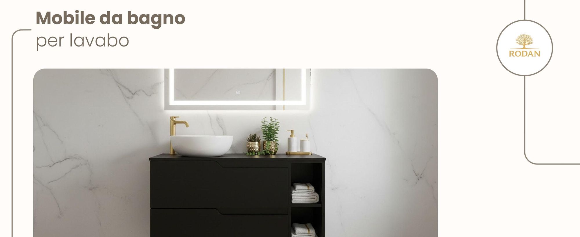 RODAN, mobile bagno, mobile sotto lavabo, mobile bagno moderno, mobili per il bagno