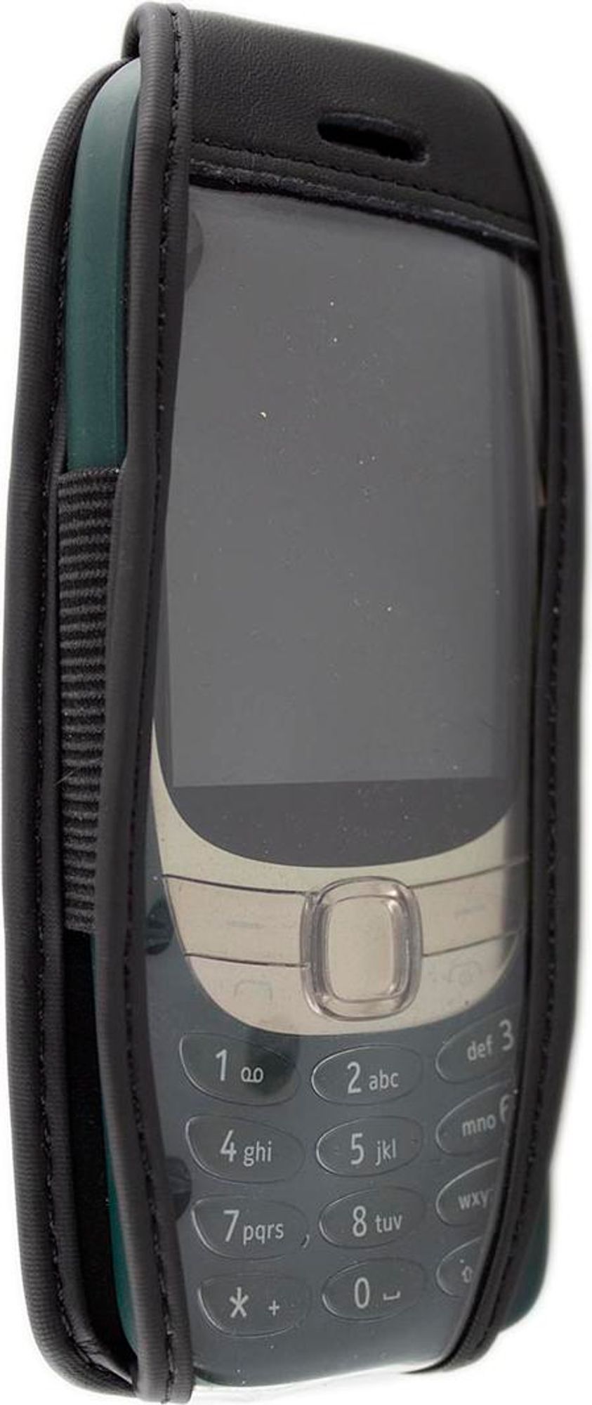 caseroxx Ledertasche mit Gürtelclip kompatibel mit Nokia 6310 (2021) aus Echtleder, Tasche mit Gürtelclip und Sichtfenster  Bild 5