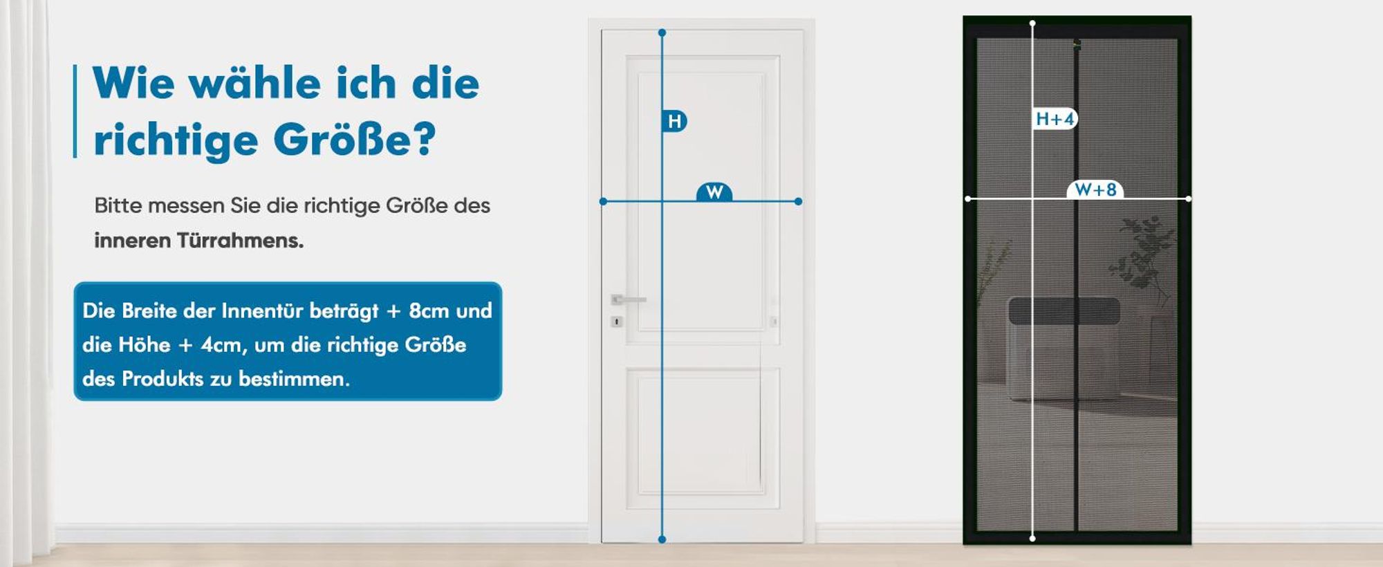 Sekey 70x200 cm Fliegengitter Balkontür Magnet Insektenschutz Tür Fiberglas Insektenschutz ohne Bohren Magnet für Seitliches Öffnen Gegen Katzenkrat