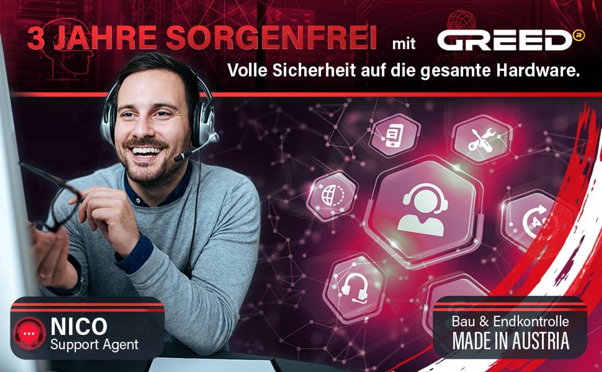 Greed® Silent GT - Office PC AMD Ryzen 5 5500GT + Computer für Büro & Home Office | 4,4 GHZ 16GB RAM/Arbeitsspeicher - 1TB SSD - WLAN inkl. Win 11 Pro