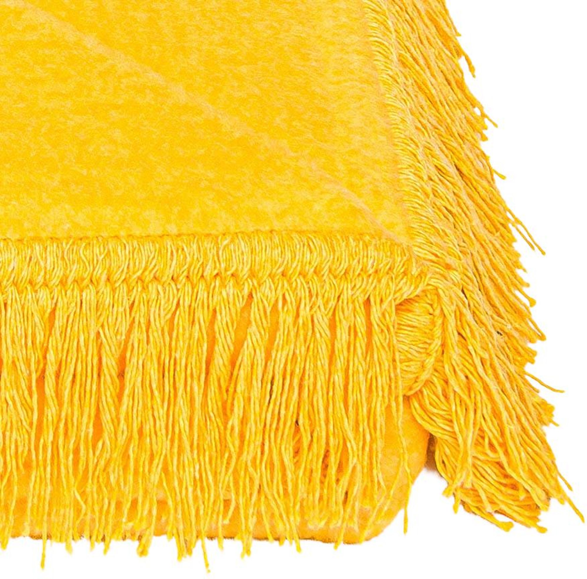 UMIPLED | Kuscheldecke, Sofaüberwurf Decke, Dicke Sofadecke, Couchdecke, Flauschige, Wohndecke für Couch, 150x200cm, 430 g/m2 - Gelb