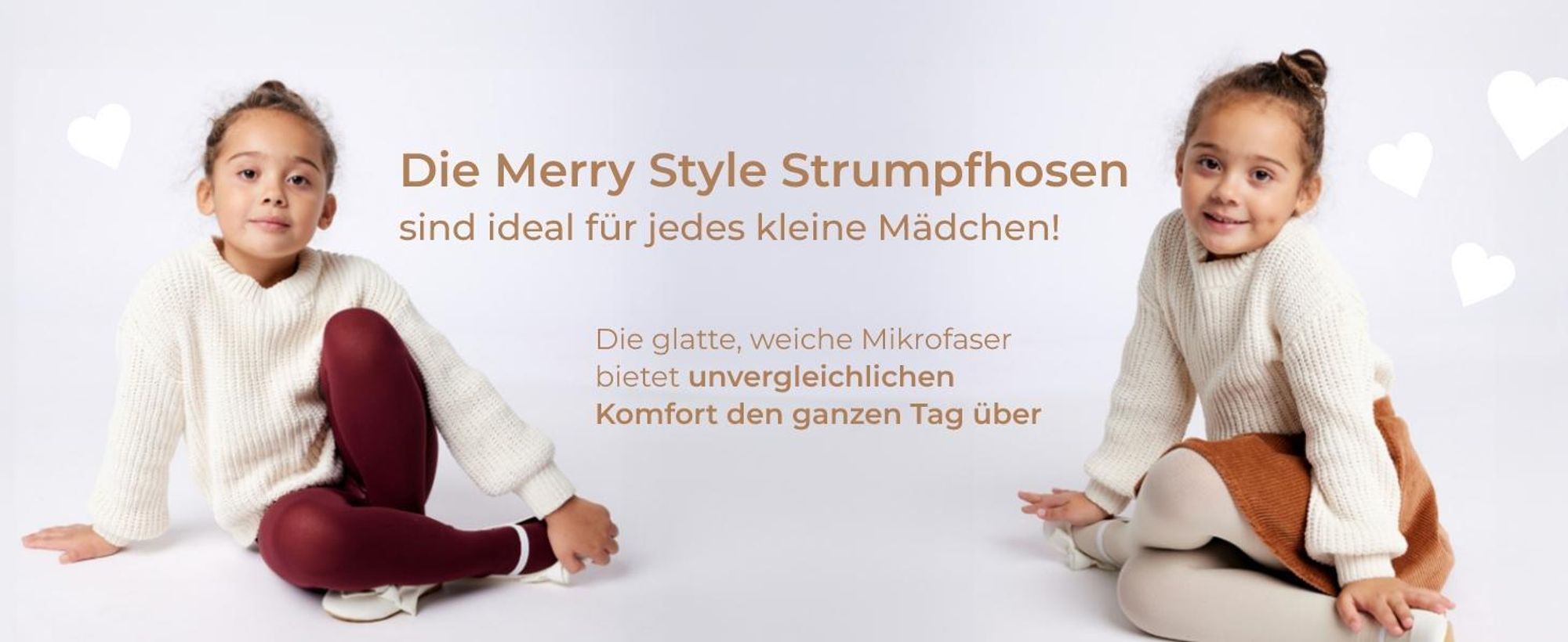 Merry Style Kinder Strumpfhose für Mädchen Microfaser 60 DEN WLSS001 (Weiß, 128-134)