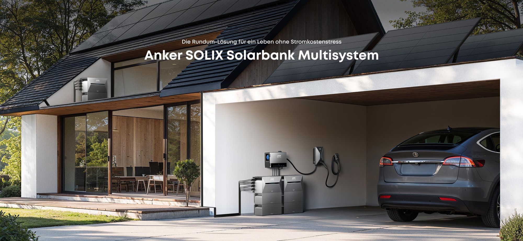 Anker SOLIX Solarbank Power Dock  mit Anker SOLIX Solarbank 3 E2700 Pro