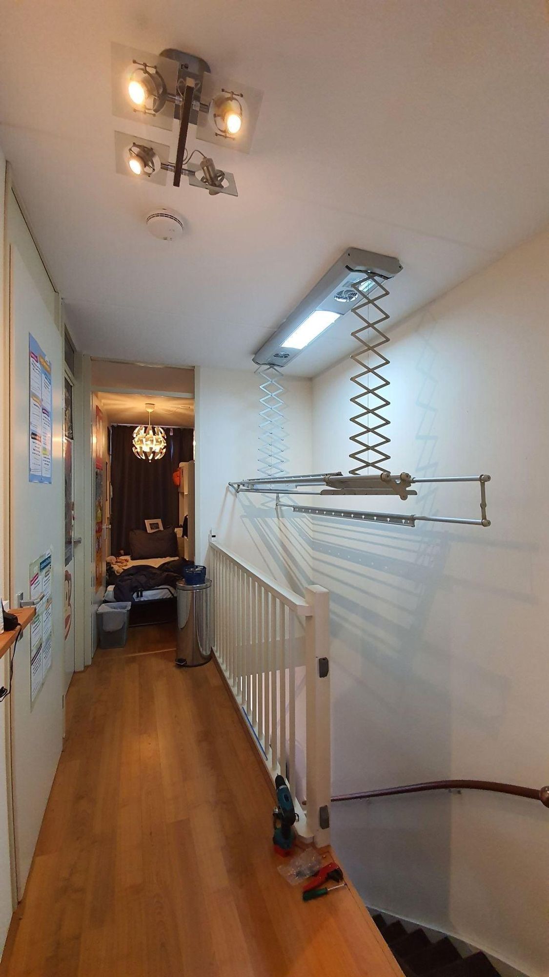 Elektrischer Decken-Wäschetrockner Foxydry Air 122 cm – Stahl und Aluminium
