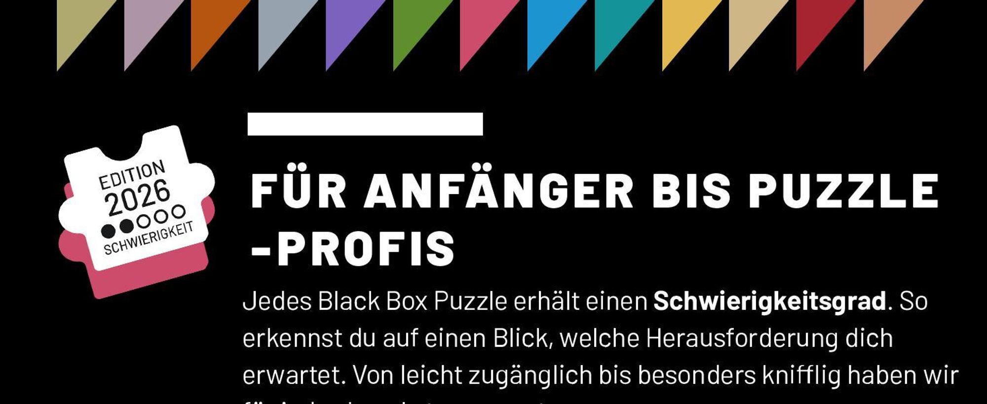 BLACK BOX Puzzle 1000 Teile, Blackbox Puzzel mit Überraschungs-Motiv ohne Vorlage, Impossible Puzzle schwer für Erwachsene und Kinder ab 14 Jahren