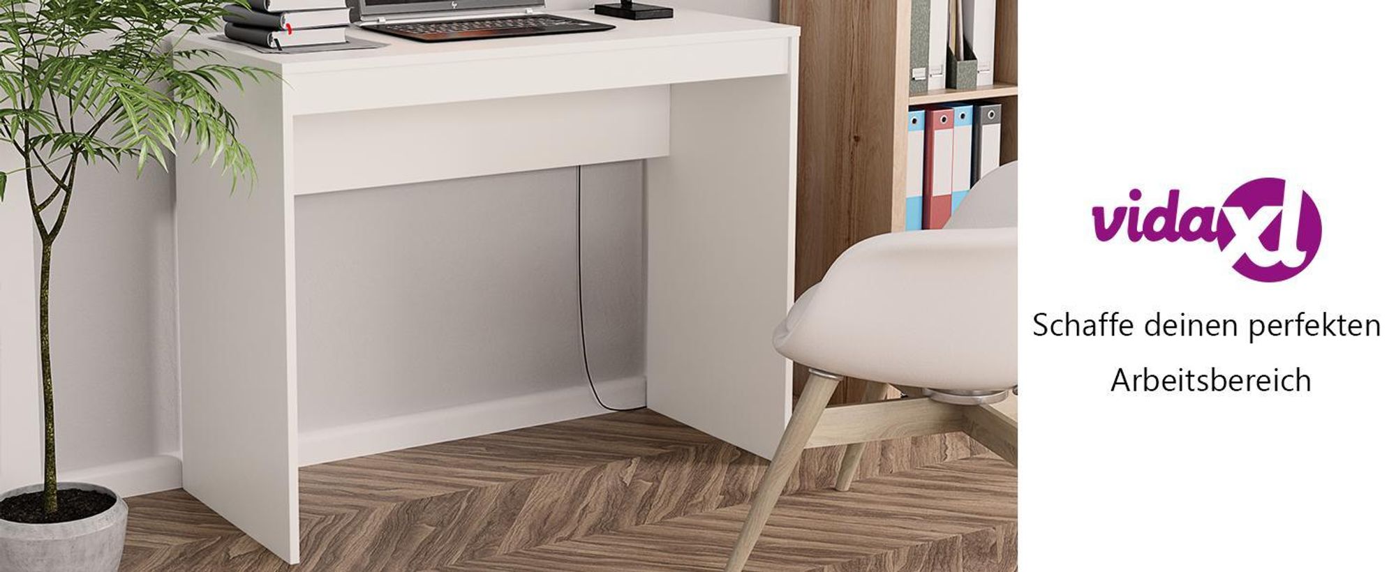 vidaXL Schreibtisch Weiß 90×40×72 cm Holzwerkstoff