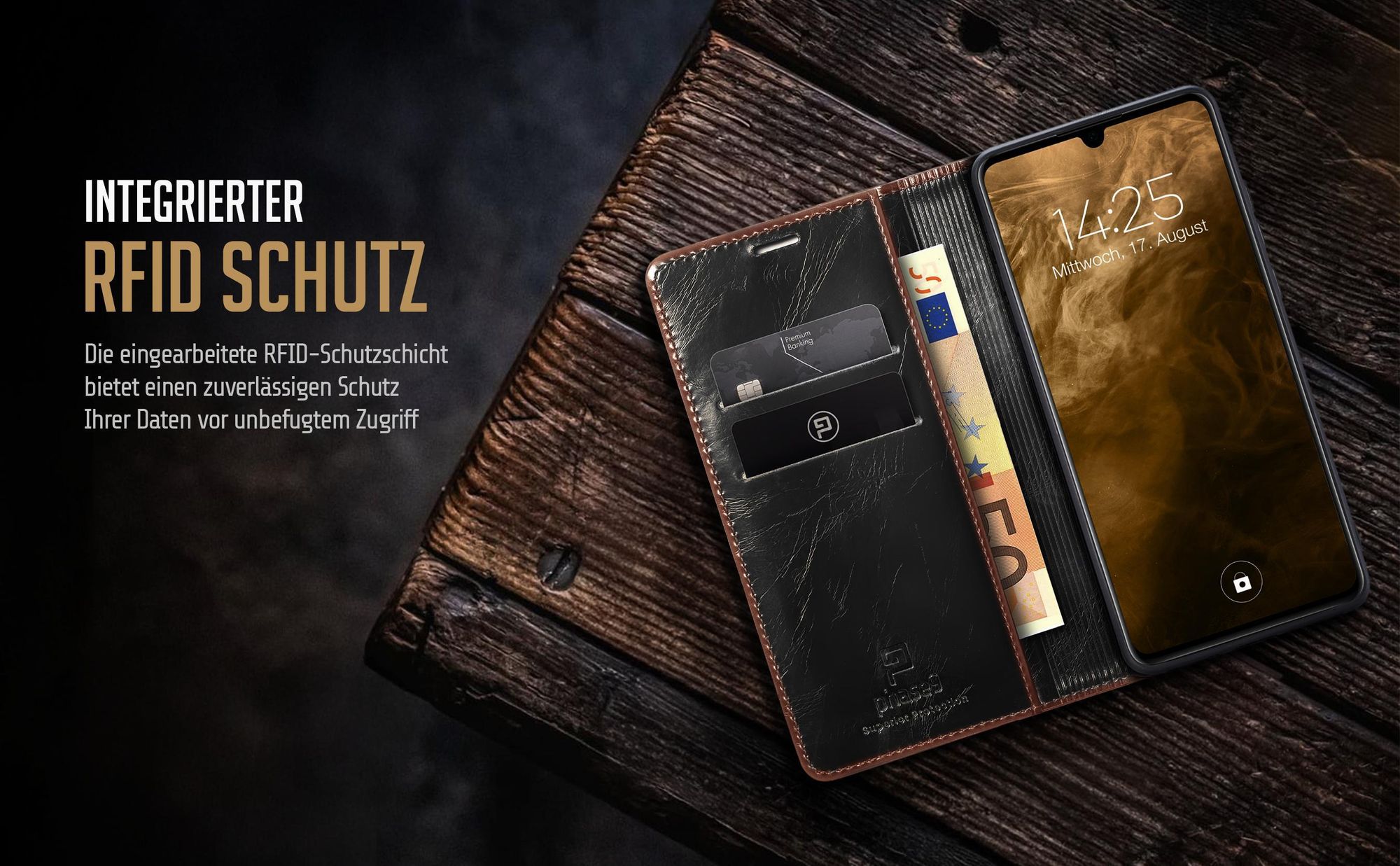 Dunkelbraunes Handycase für Samsung Galaxy A26 5G mit optimierten Schutzfunktionen