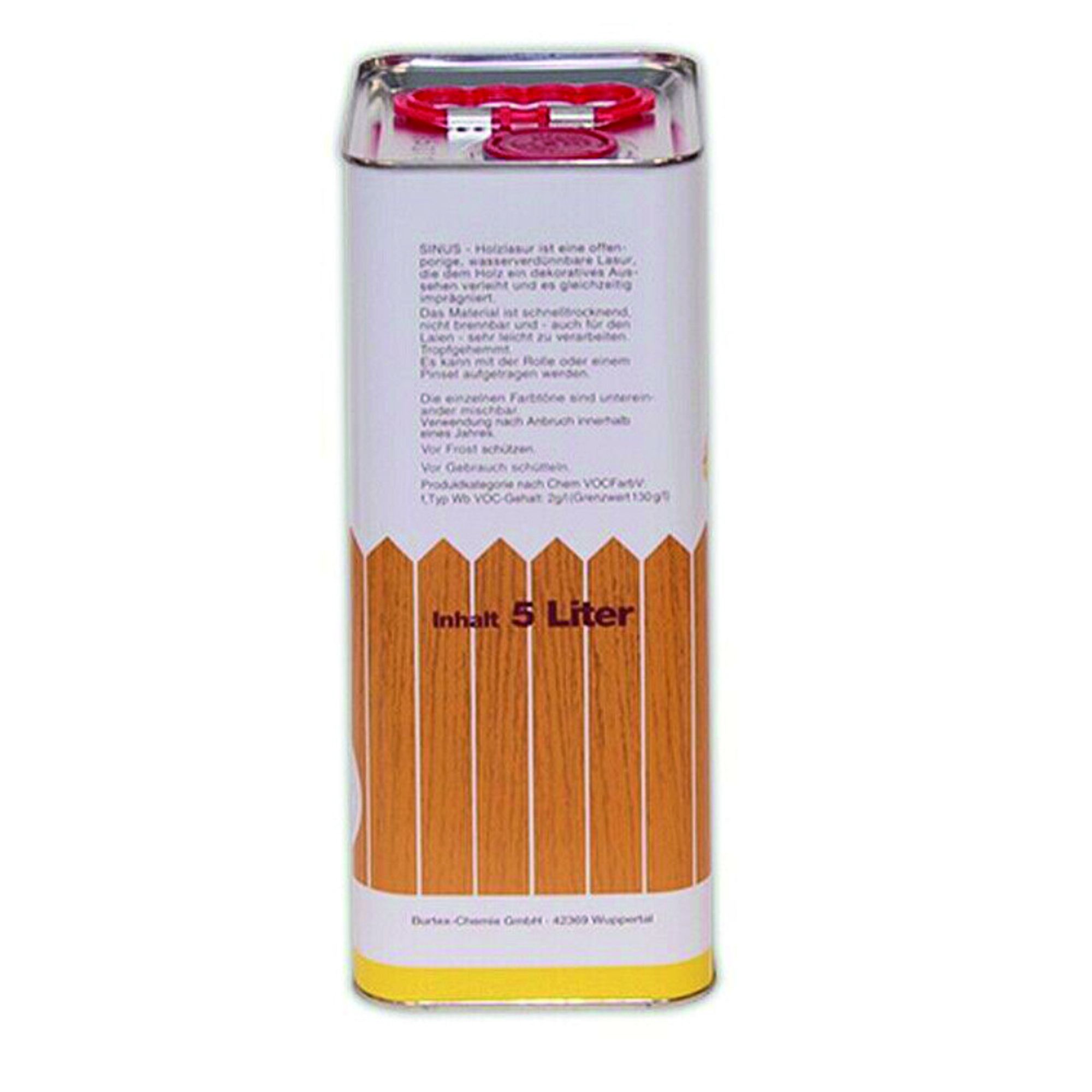 5L Burtex SINUS Holzlasur Farblos Holzschutz Holzschutzlasur Holz Lasur In&Out